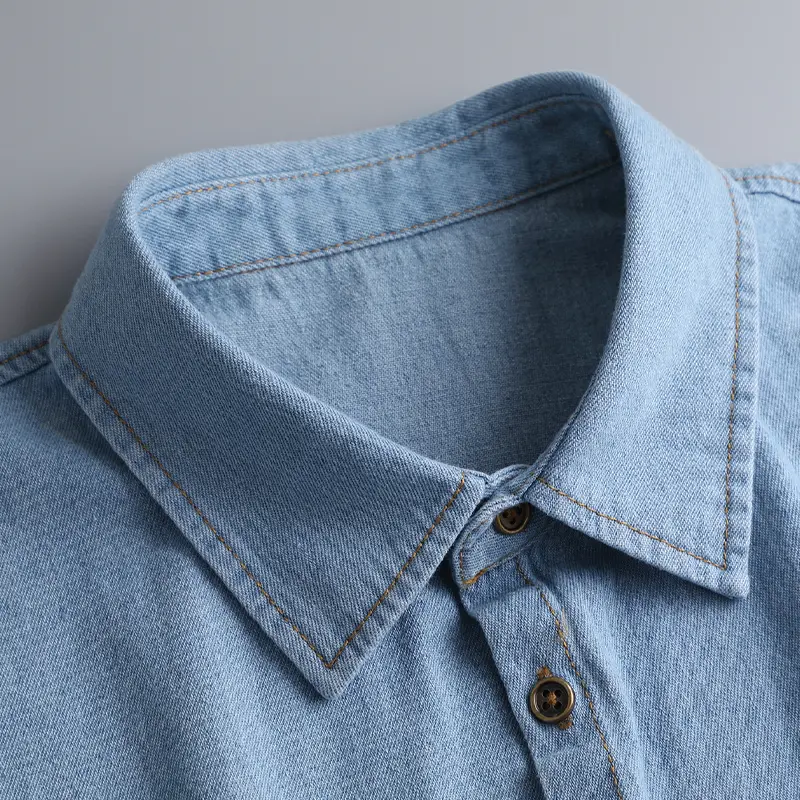 Men's and women's denim false collars