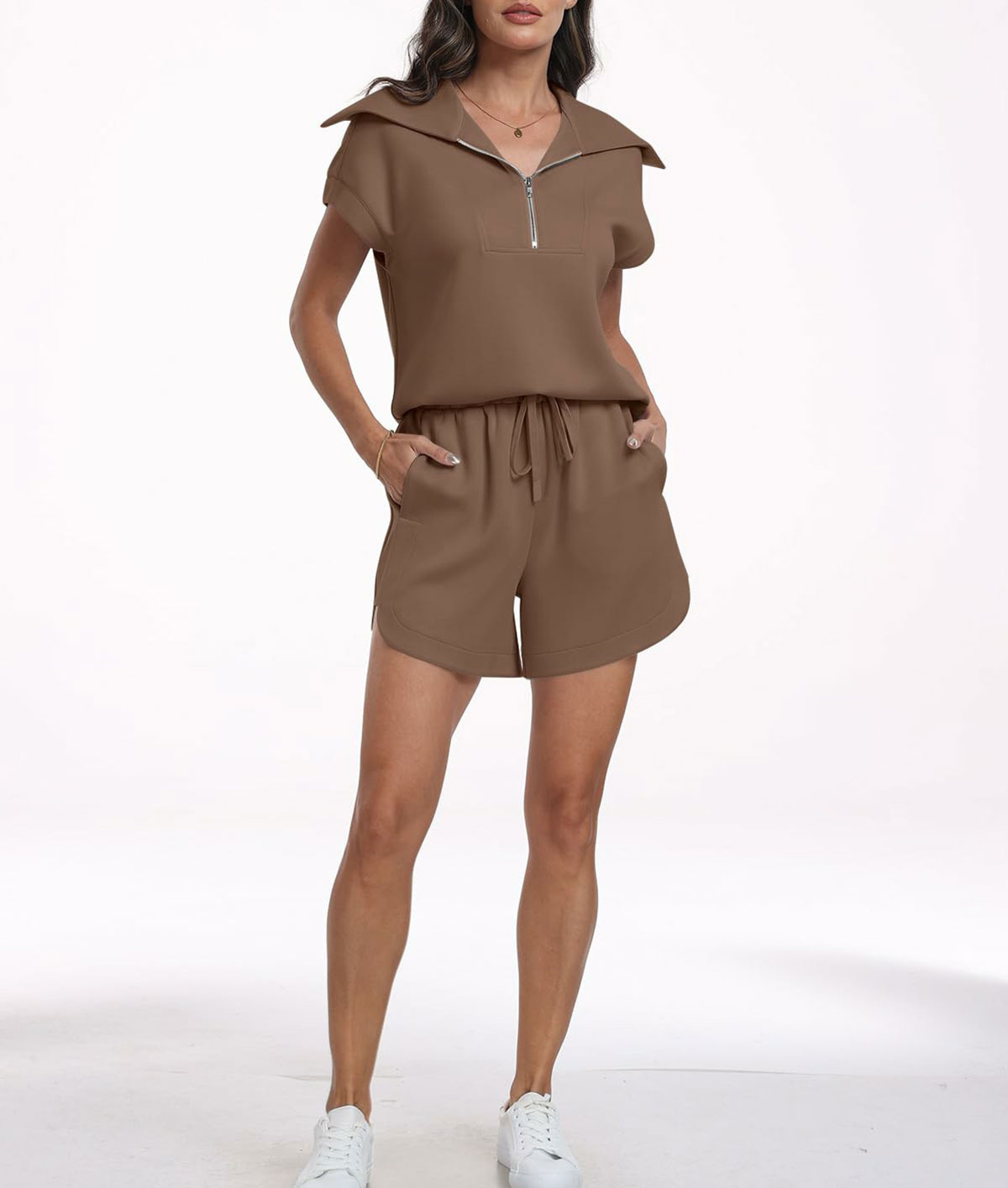 Woman Loose Fit Solid Sweat Suits Sets（Buy 2 Free Shipping）-hivebabe.com