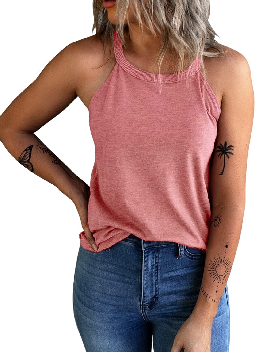 Women's Summer Sleeveless Halter Tee Shirts (BUY 3 FREE SHIPPING)