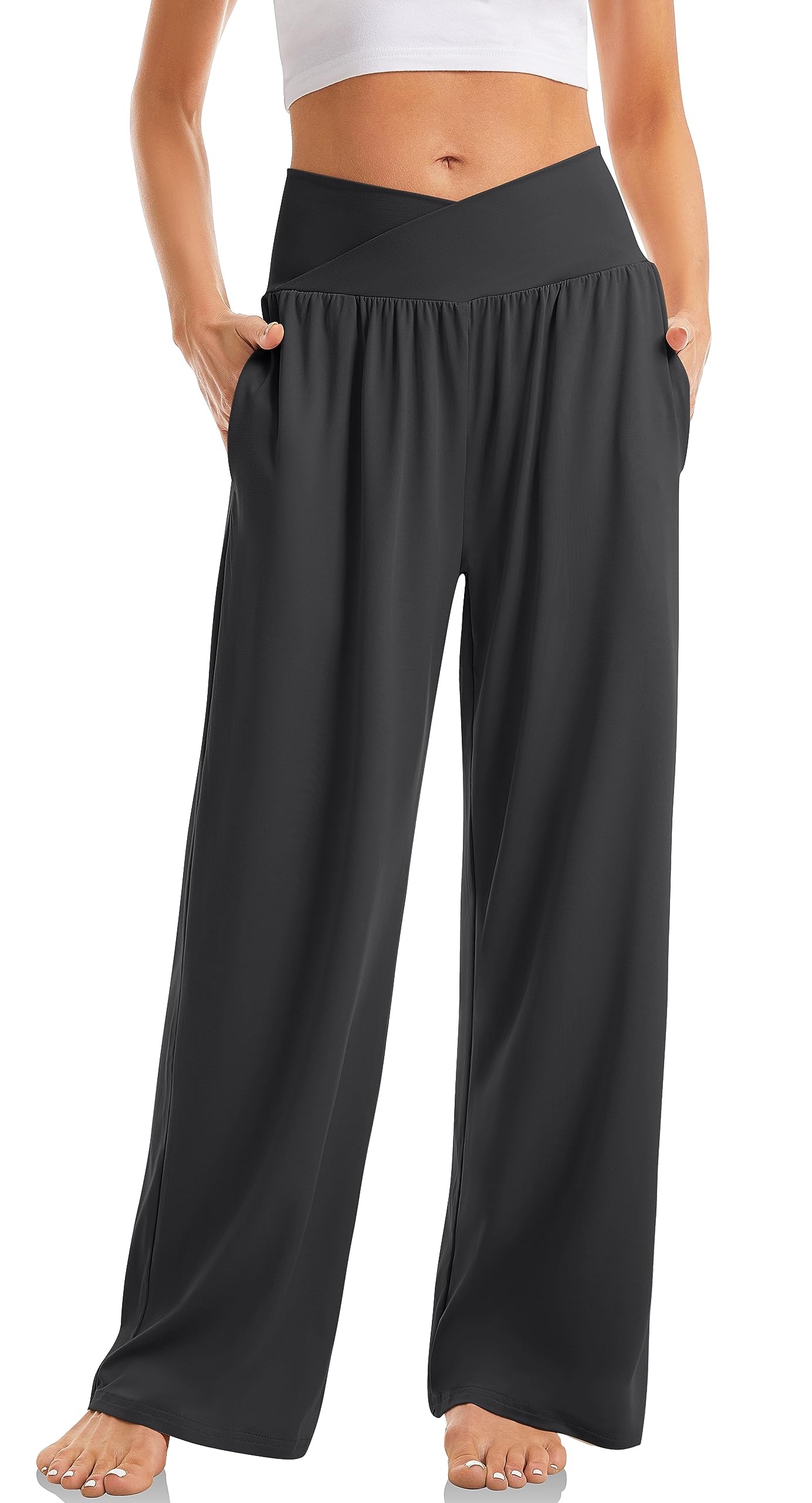 Women's Wide Leg Casual Loose Pants Yoga Sweatpants