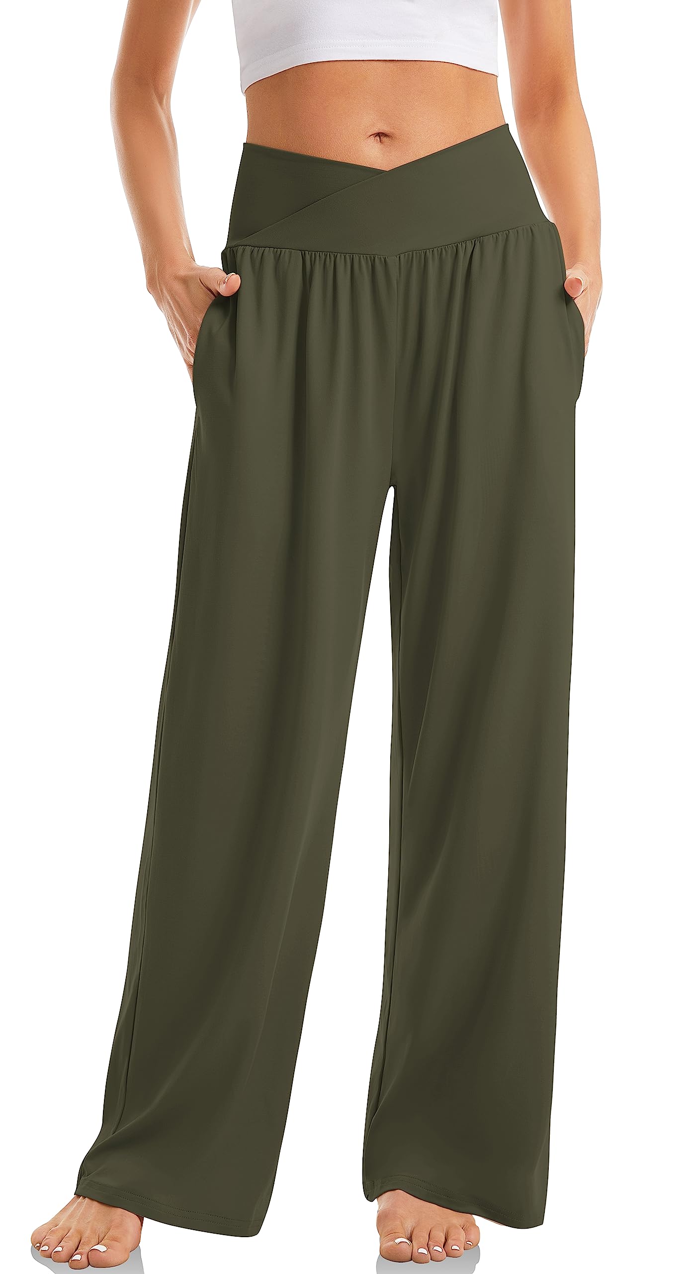 Women's Wide Leg Casual Loose Pants Yoga Sweatpants