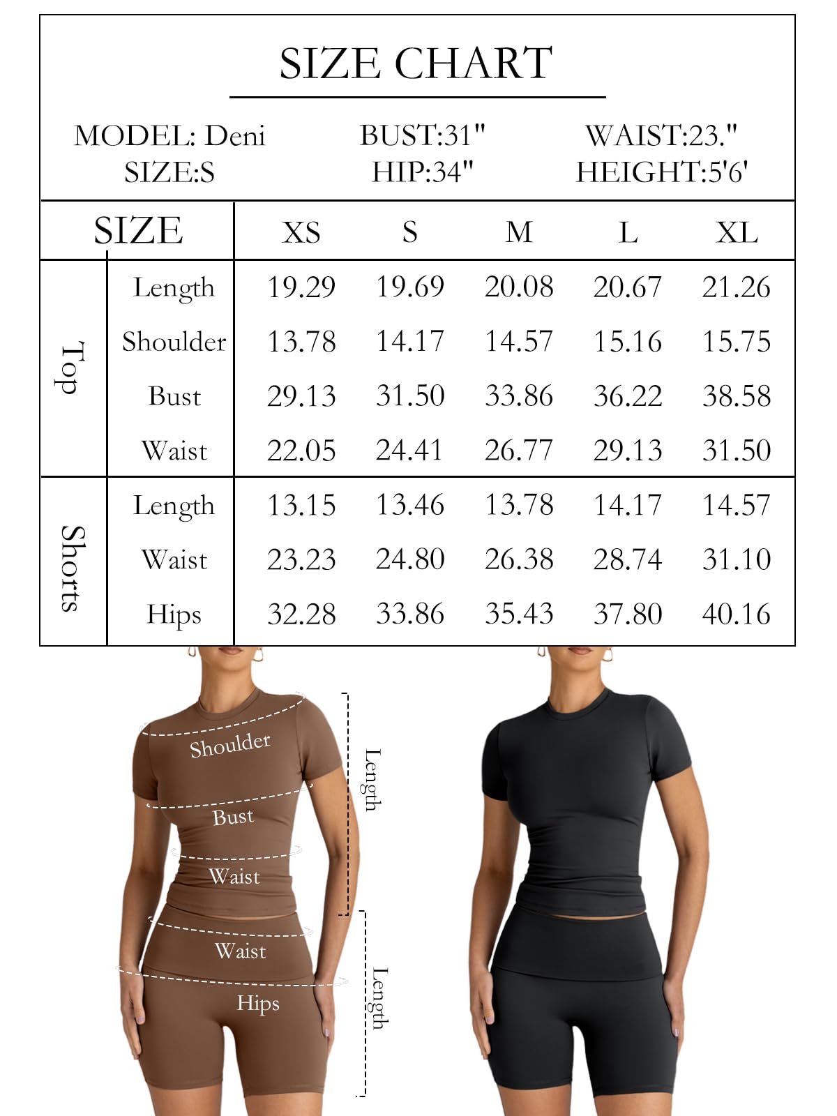 Summer Workout Short Matching Sets