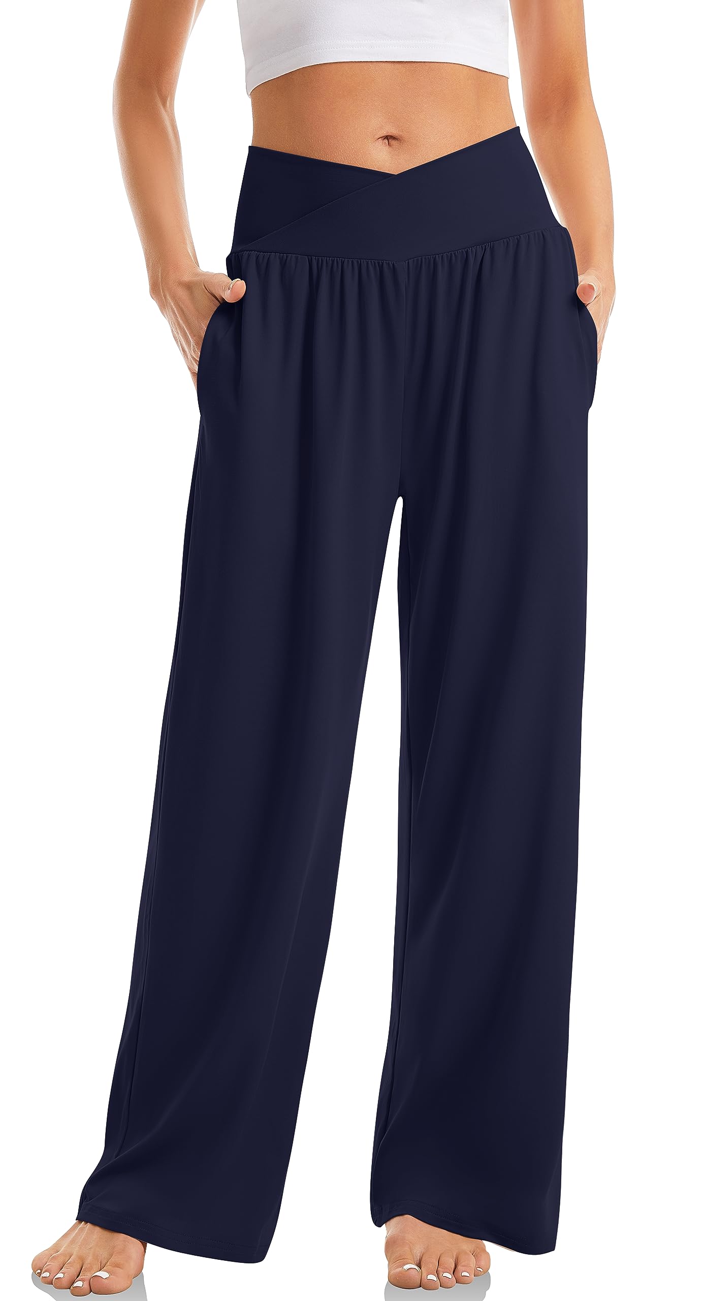 Women's Wide Leg Casual Loose Pants Yoga Sweatpants