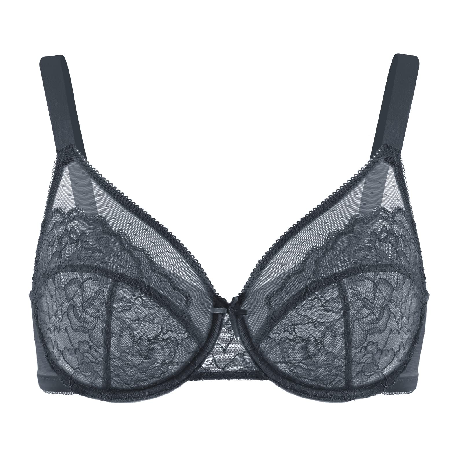 Lace Unlined Full Coverage Underwire Bra