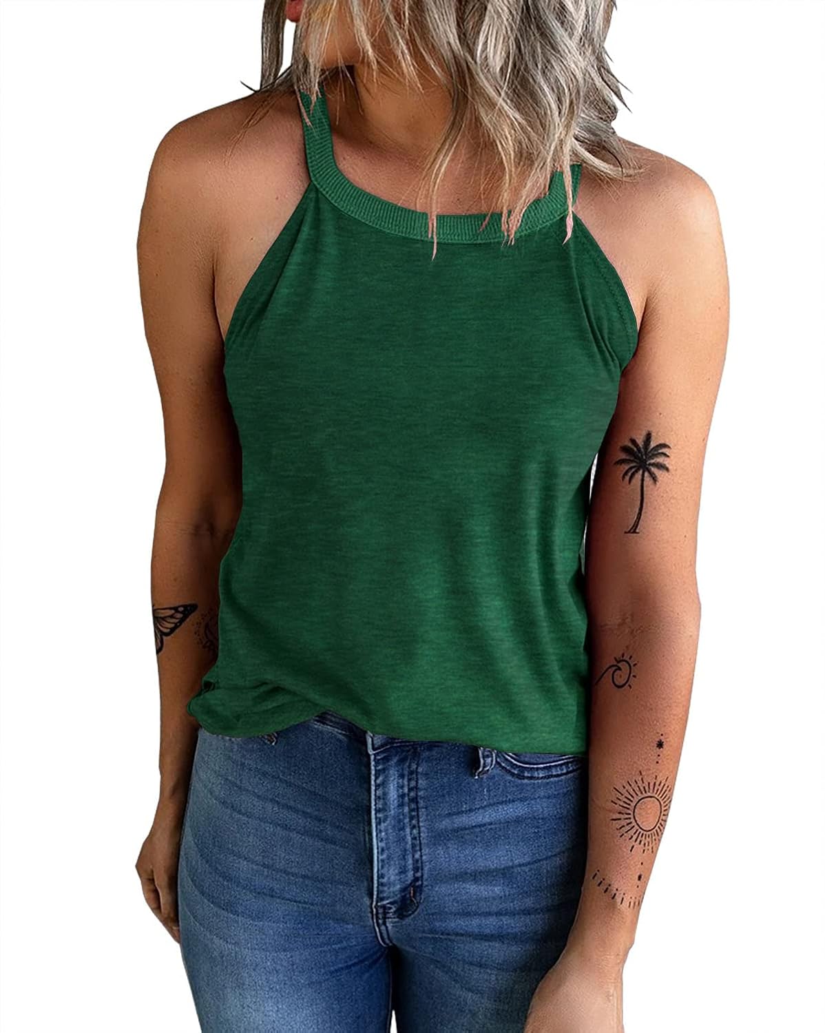 Women's Summer Sleeveless Halter Tee Shirts (BUY 3 FREE SHIPPING)