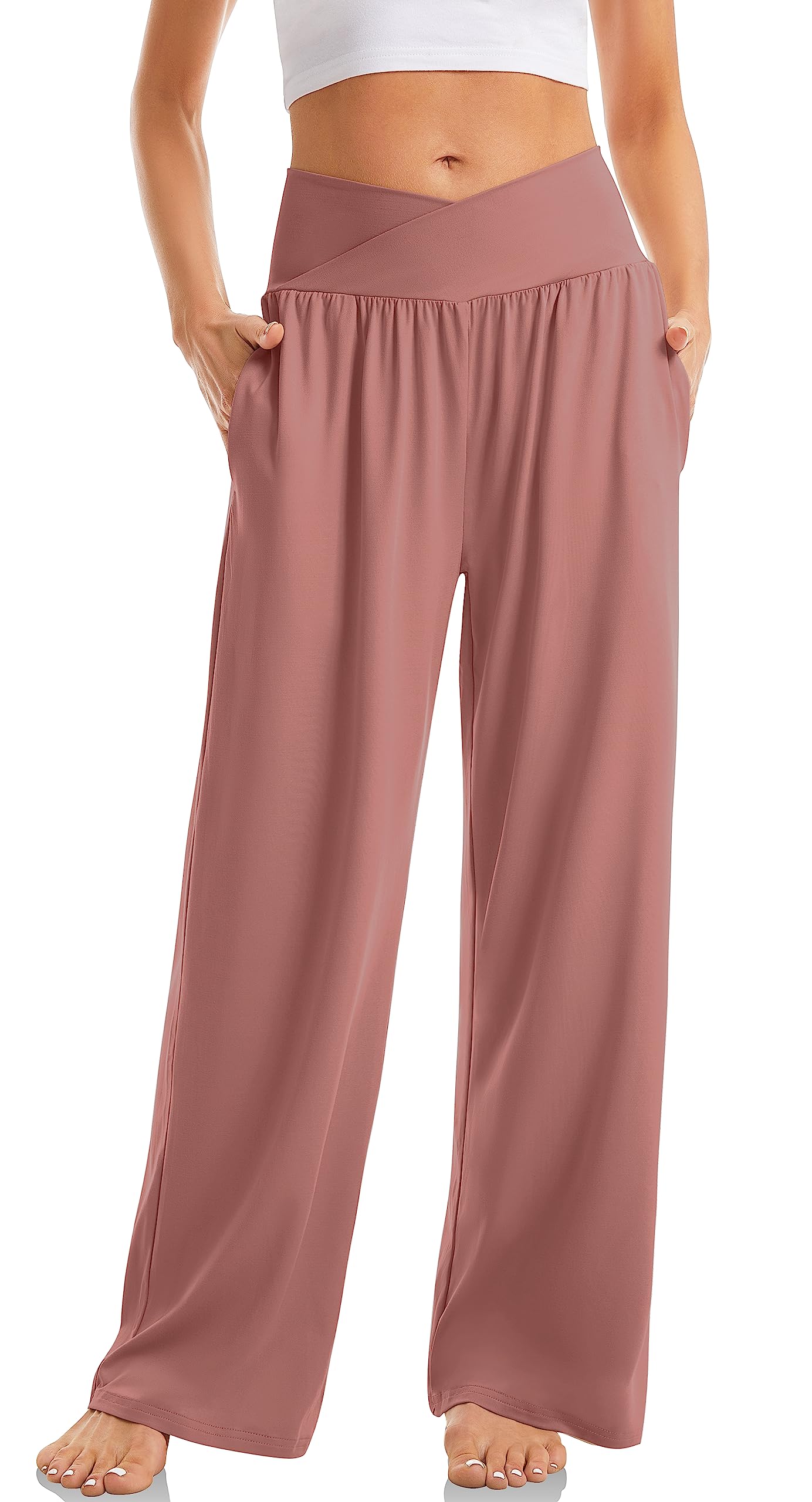 Women's Wide Leg Casual Loose Pants Yoga Sweatpants