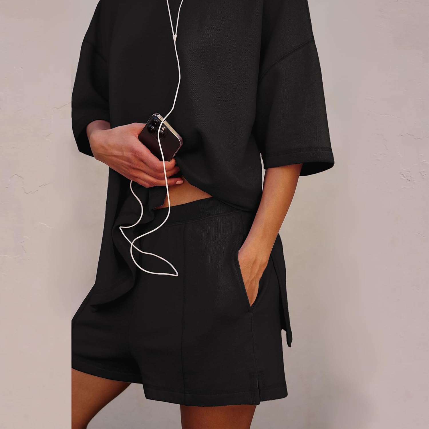 Women's Short Sleeve Cute Tops Shorts Lounge Sets