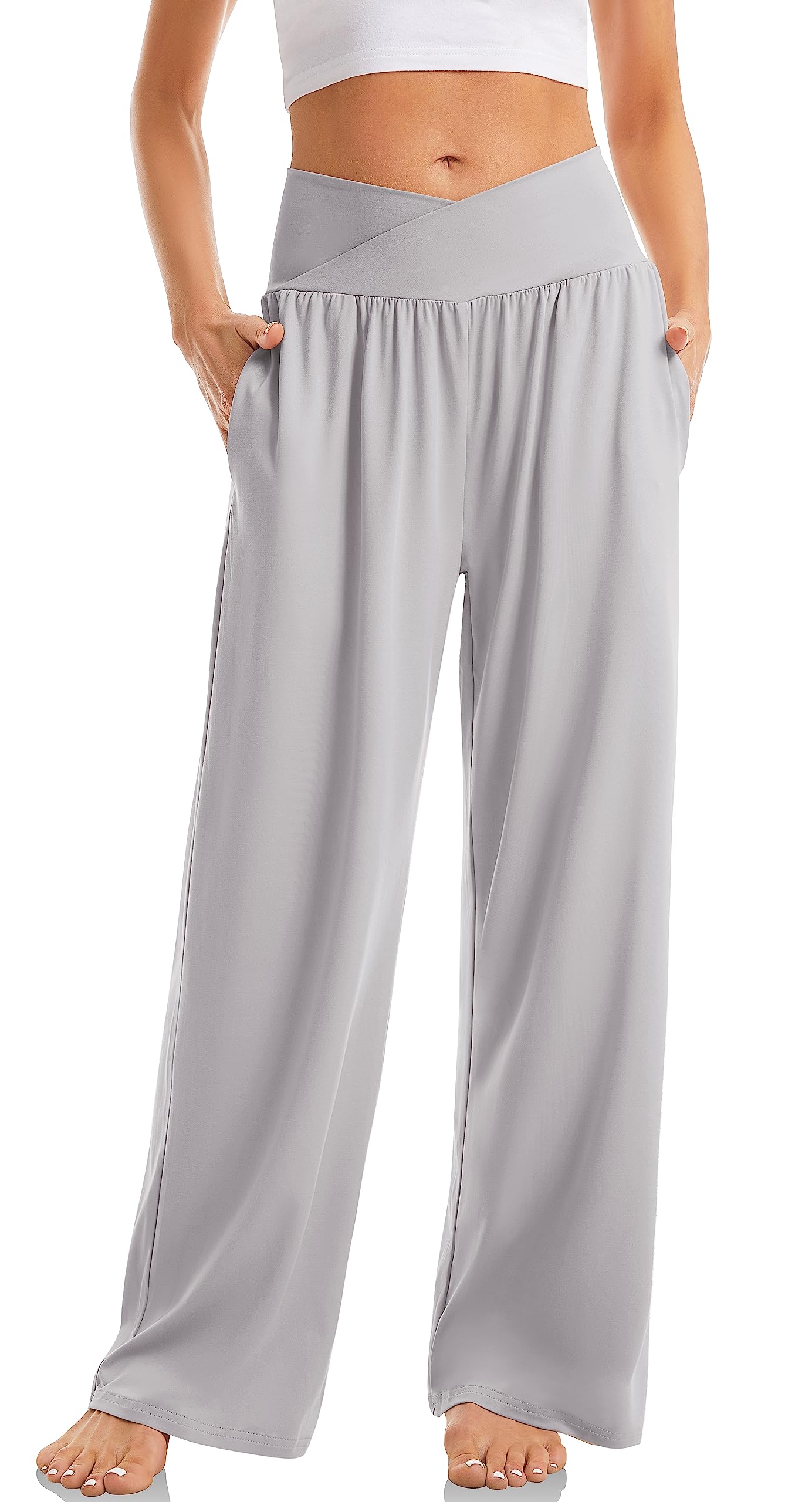 Women's Wide Leg Casual Loose Pants Yoga Sweatpants