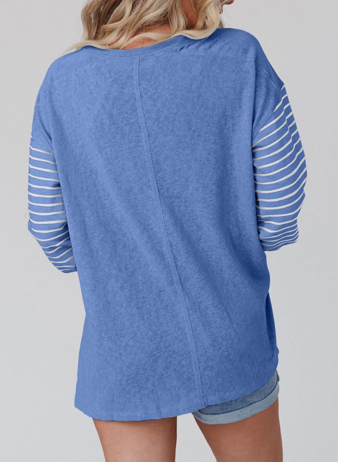 HOT SALE Women's Oversized Casual Color Block Pullover