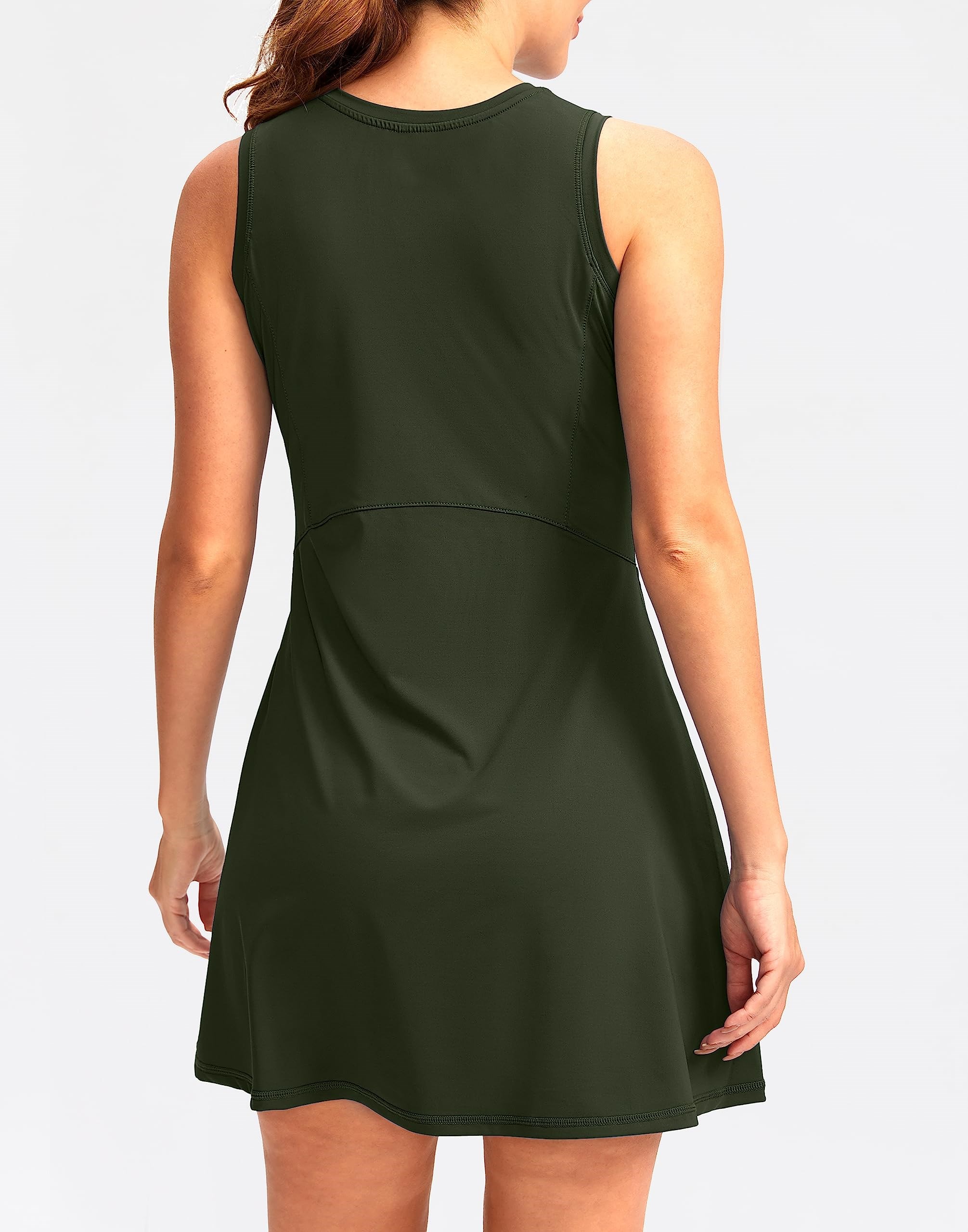 Women's Tennis Golf Dress with Built in Shorts 