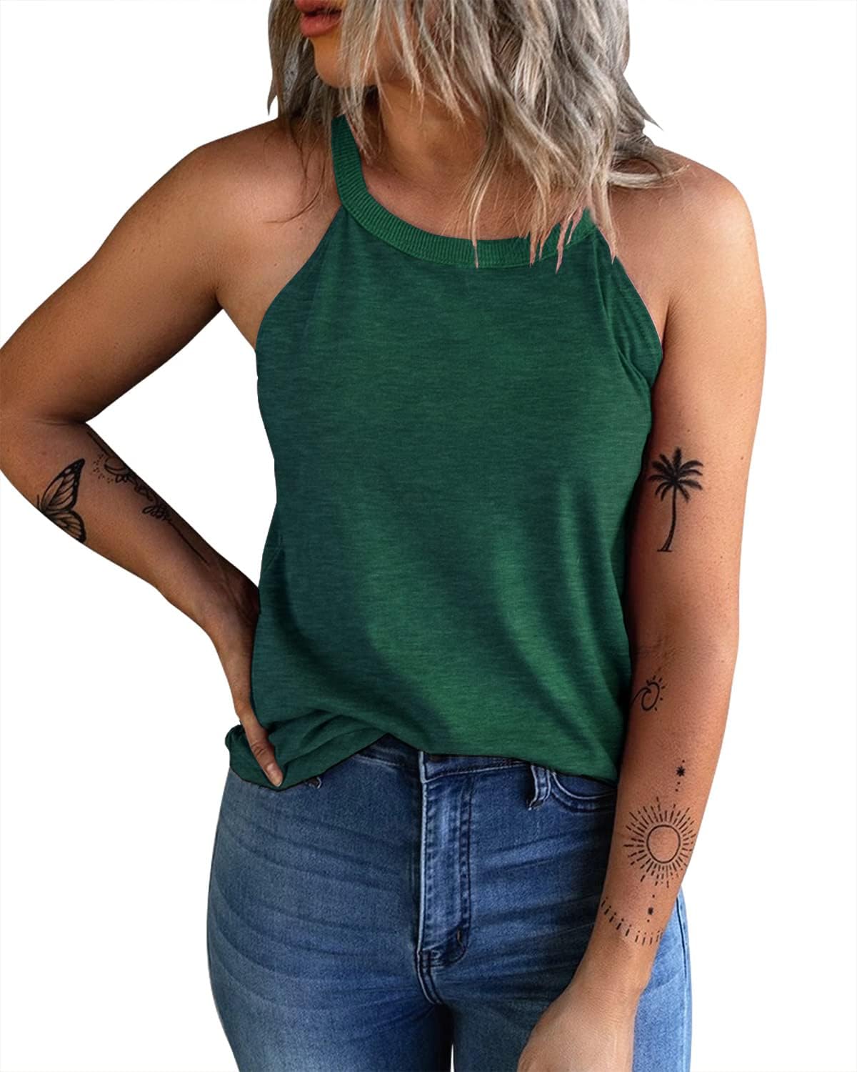 Women's Summer Sleeveless Halter Tee Shirts (BUY 3 FREE SHIPPING)