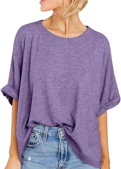 ⏰HOT SALE-Women Summer Casual Oversized T-Shirt (BUY 2 FREE SHIPPING)