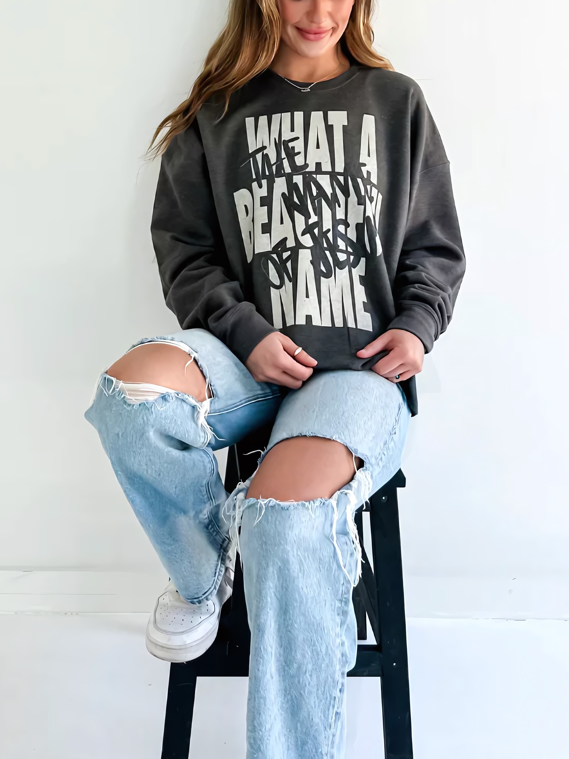 What a Beautiful Name Faith Sweatshirt