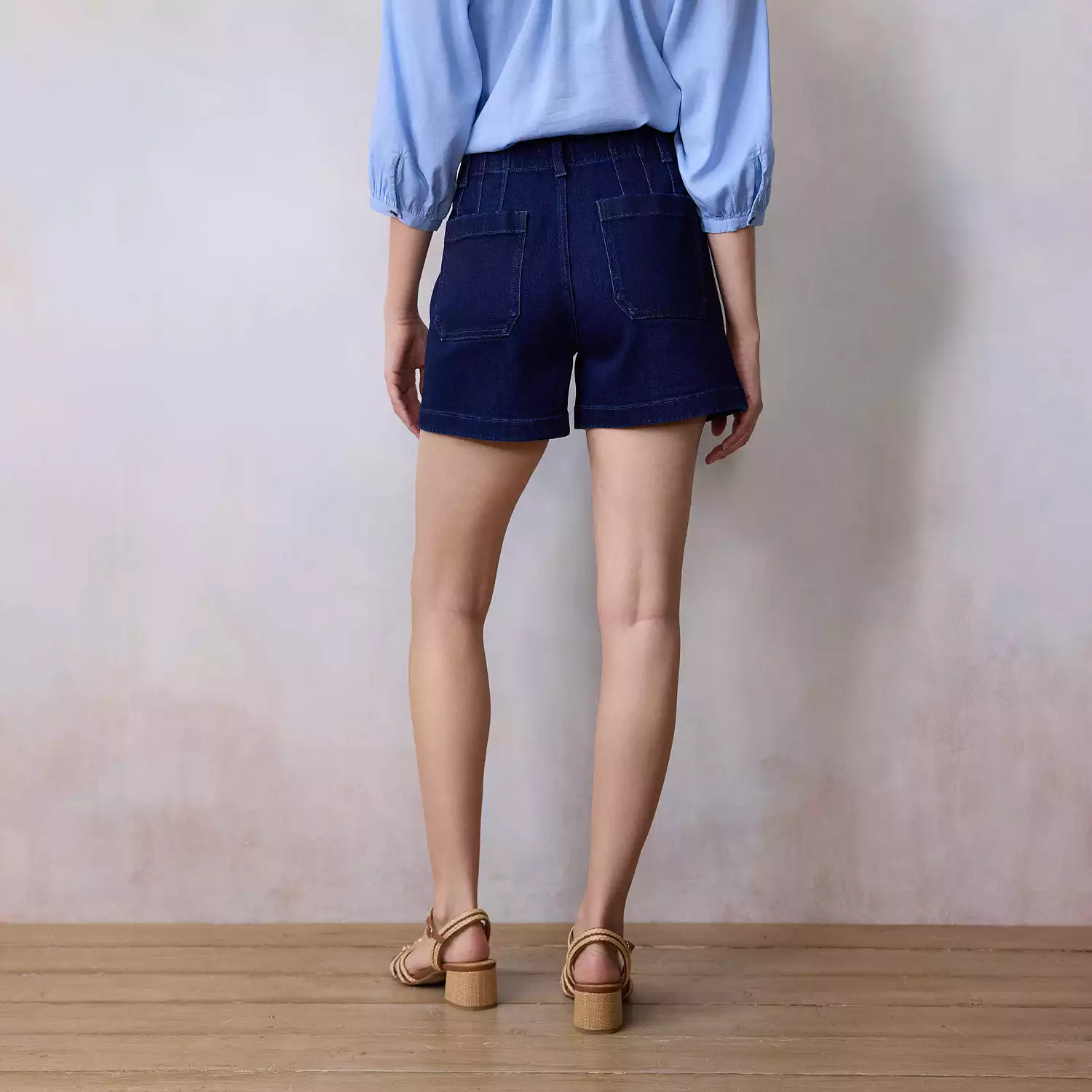 Women's Mid-Rise Slim Fit 4" Denim Shorts (BUY 2 FREE SHIPPING)