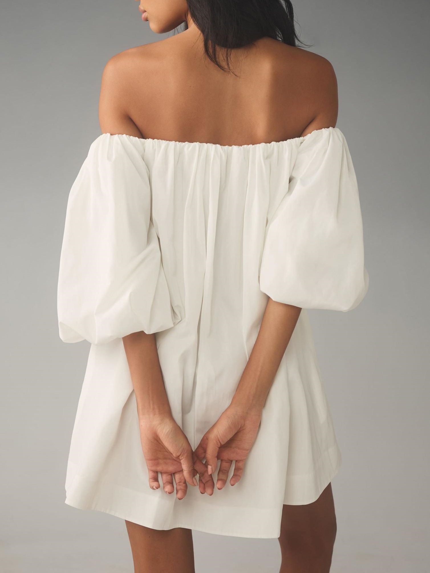 HOT SALE New Summer Puff Sleeve Off Shoulder Dress