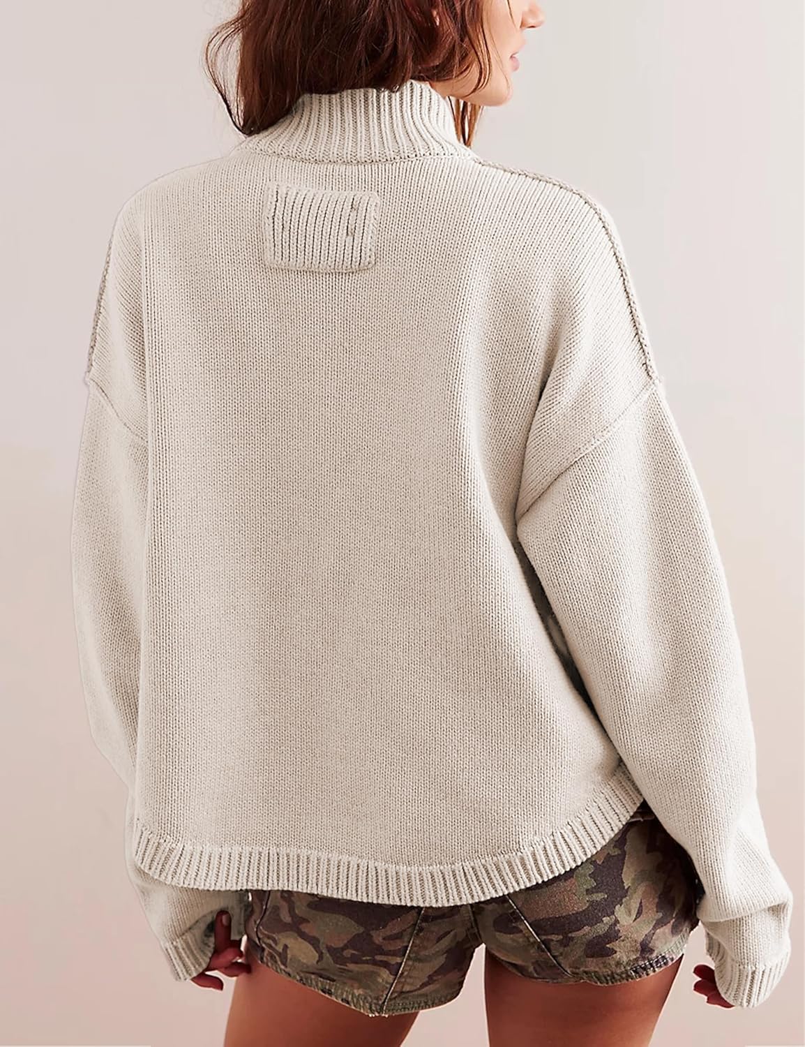 Fall Button Down Knit Casual Loose Cardigan Coat