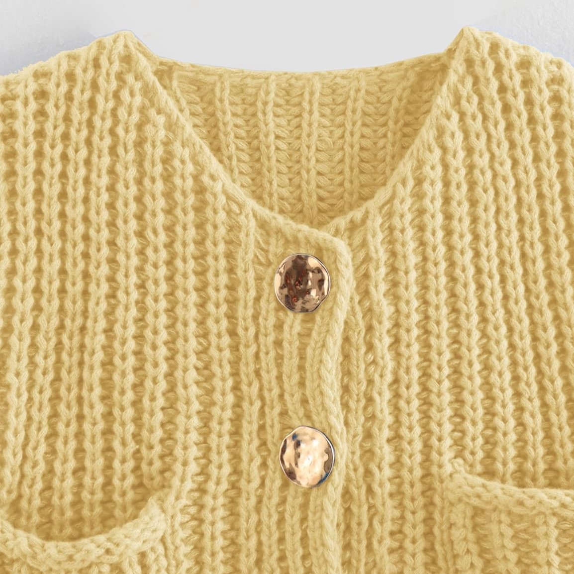 Super Soft Chic Cropped Knitted Chunky Sweater Vest