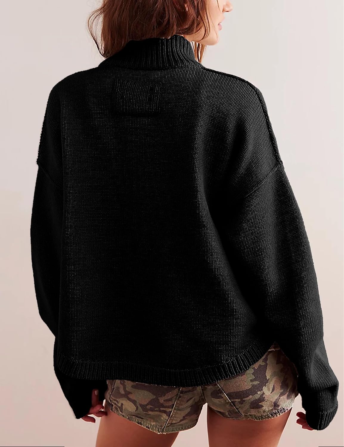 Fall Button Down Knit Casual Loose Cardigan Coat