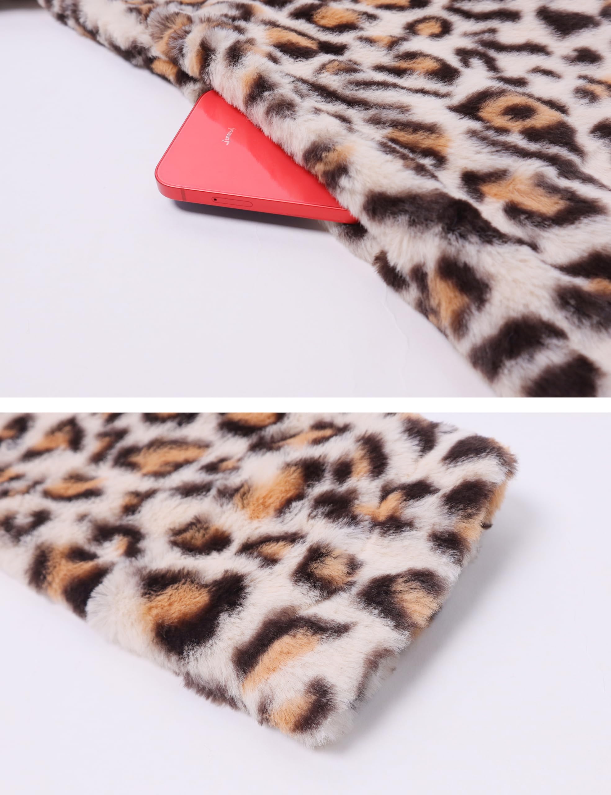 HOT SALE Women's Faux Fur Jackets Leopard Coats