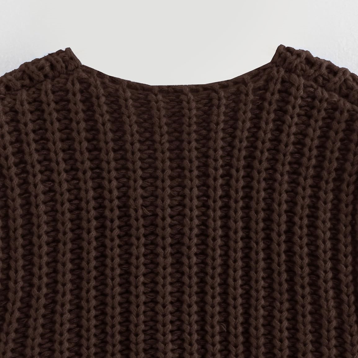 Super Soft Chic Cropped Knitted Chunky Sweater Vest