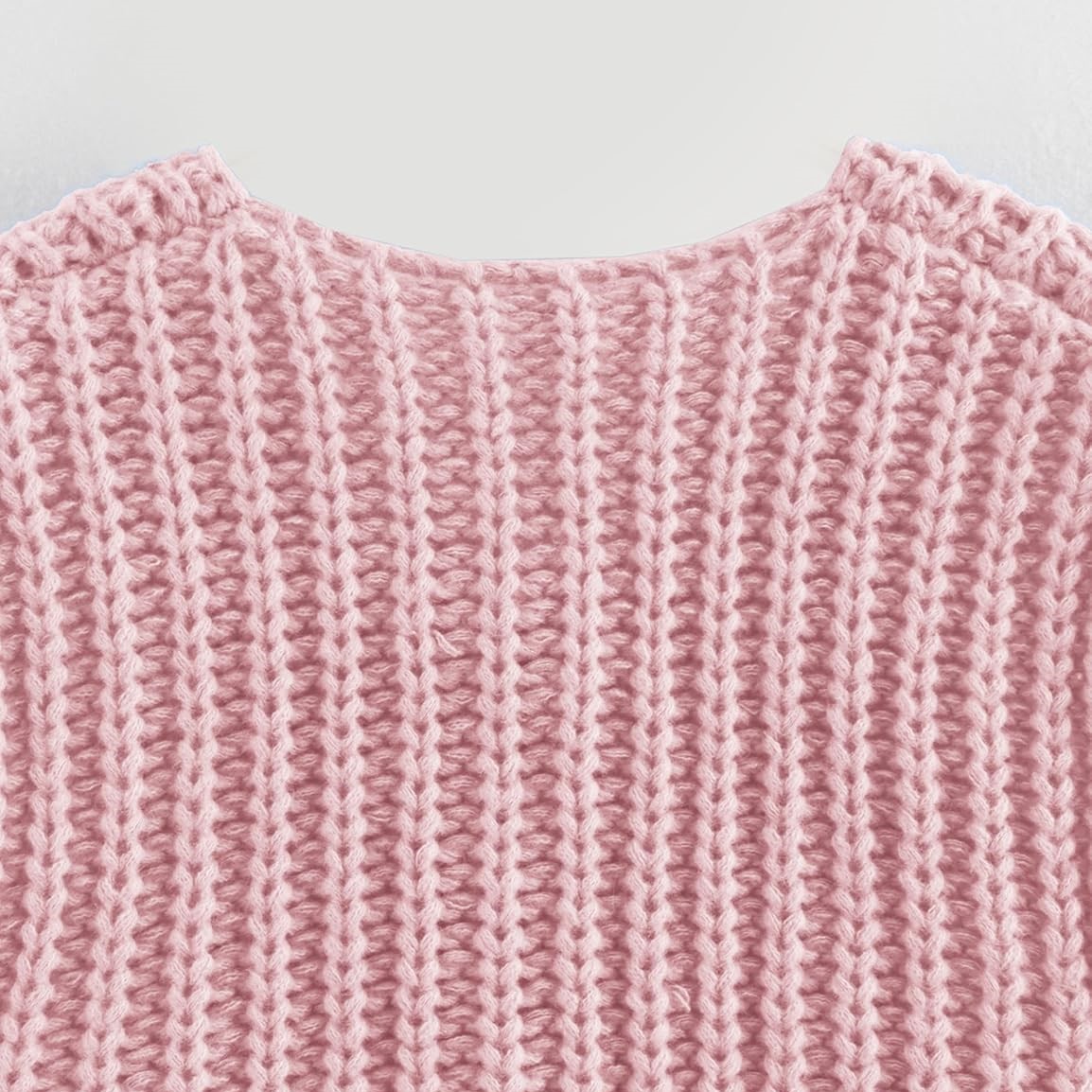 Super Soft Chic Cropped Knitted Chunky Sweater Vest