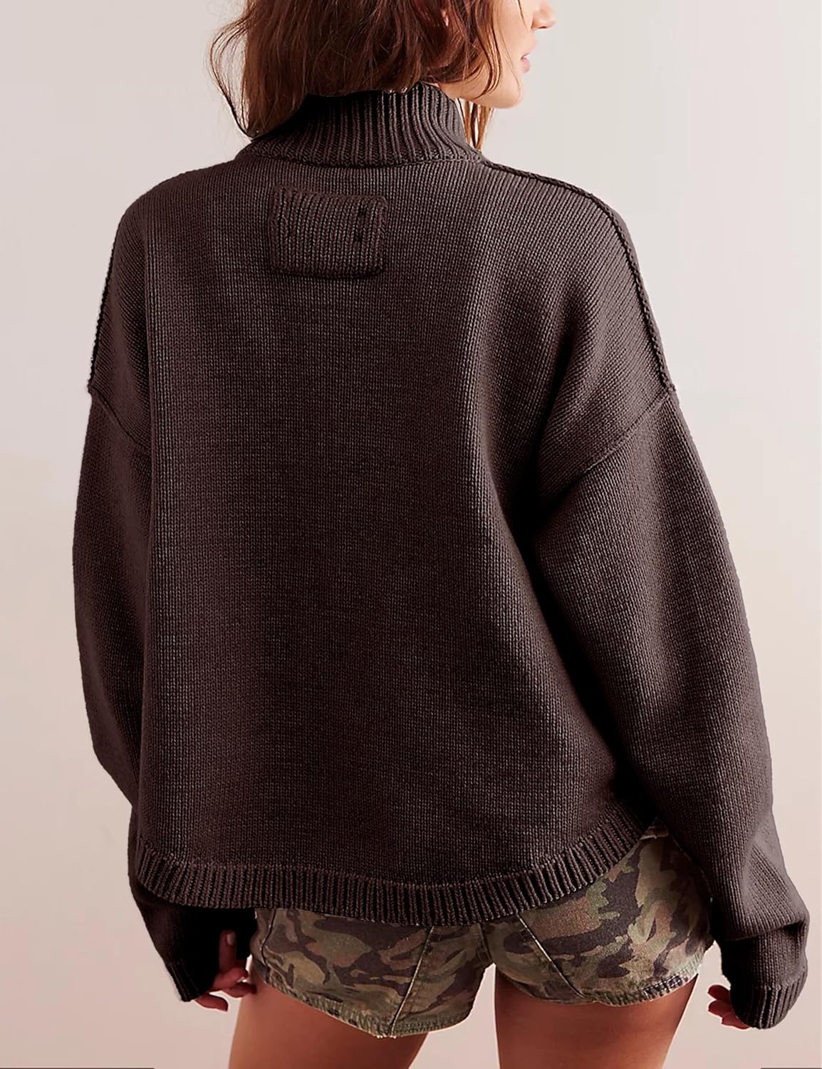 Fall Button Down Knit Casual Loose Cardigan Coat