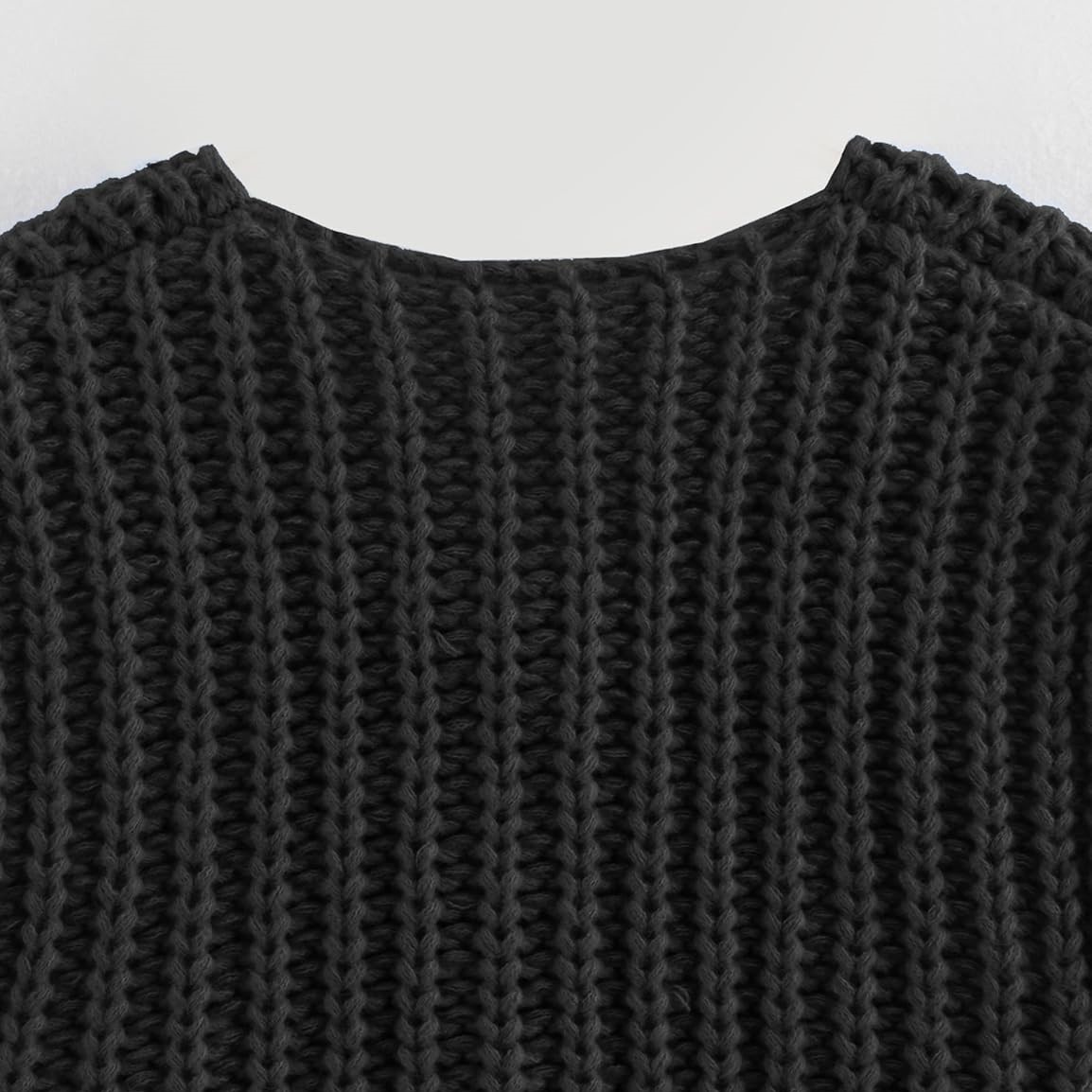 Super Soft Chic Cropped Knitted Chunky Sweater Vest