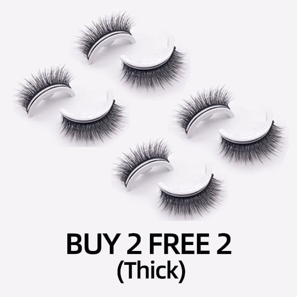 Christmas Sale 48% OFF - Reusable Self-Adhesive Eyelashes-Pink Laura