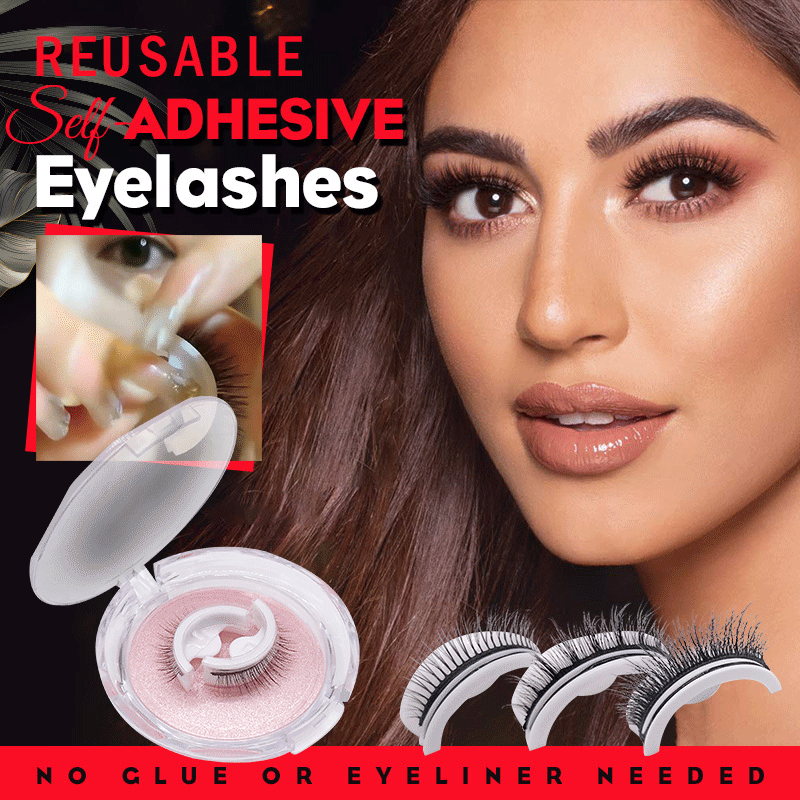 Christmas Sale 48% OFF - Reusable Self-Adhesive Eyelashes-Pink Laura