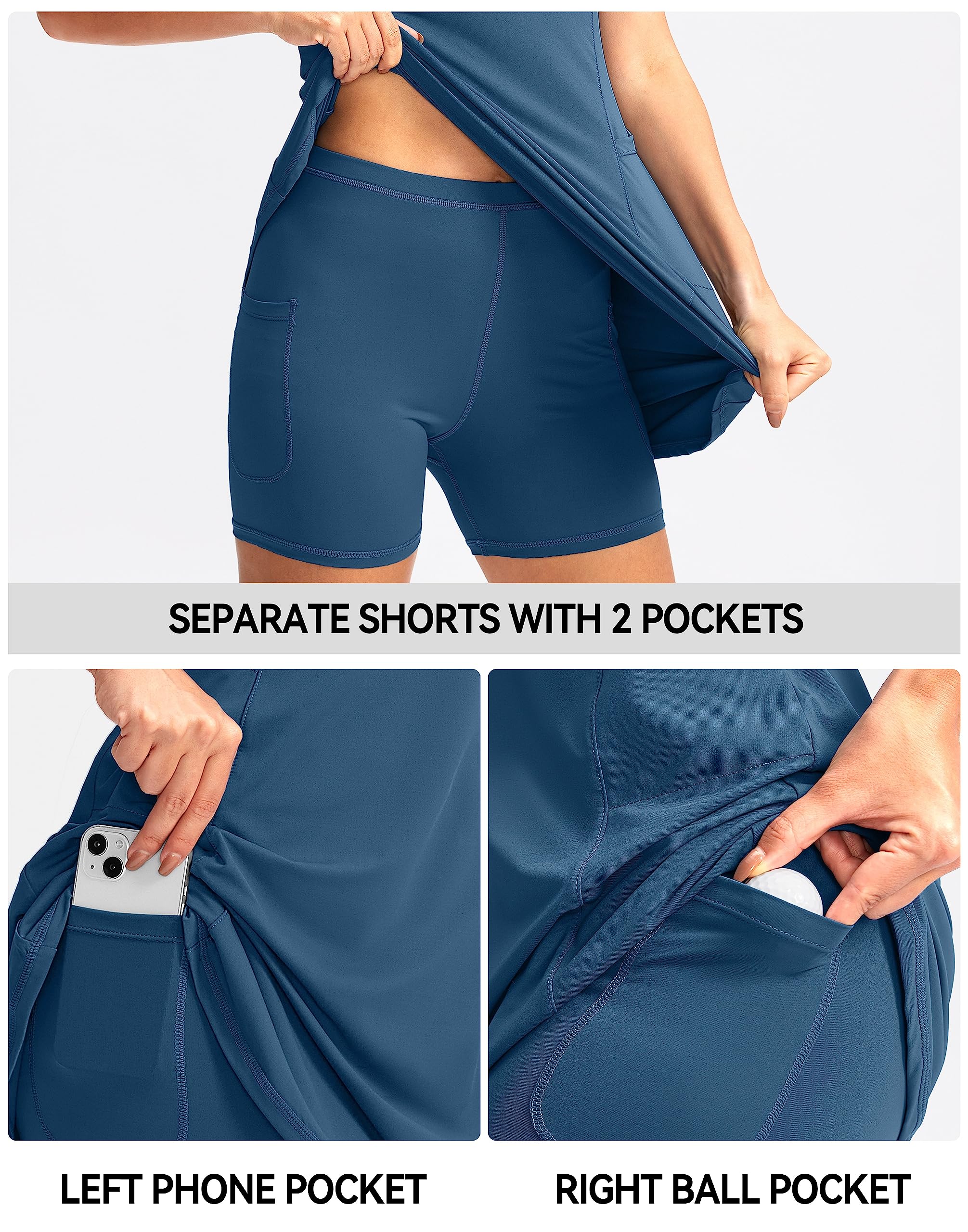 Women's Tennis Golf Dress with Built in Shorts(Buy 2 Free Shipping)