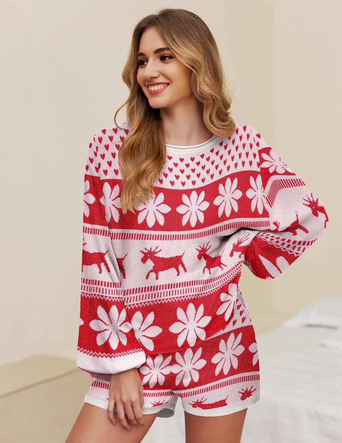 Women's knitted pajamas set (BUY 2 FREE SHIPPING)
