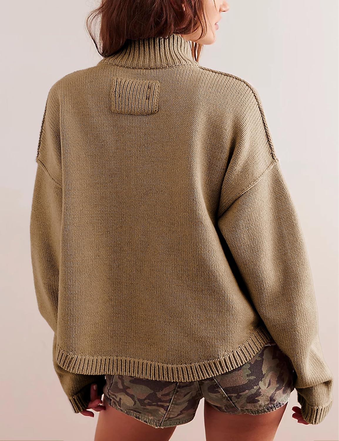 Fall Button Down Knit Casual Loose Cardigan Coat