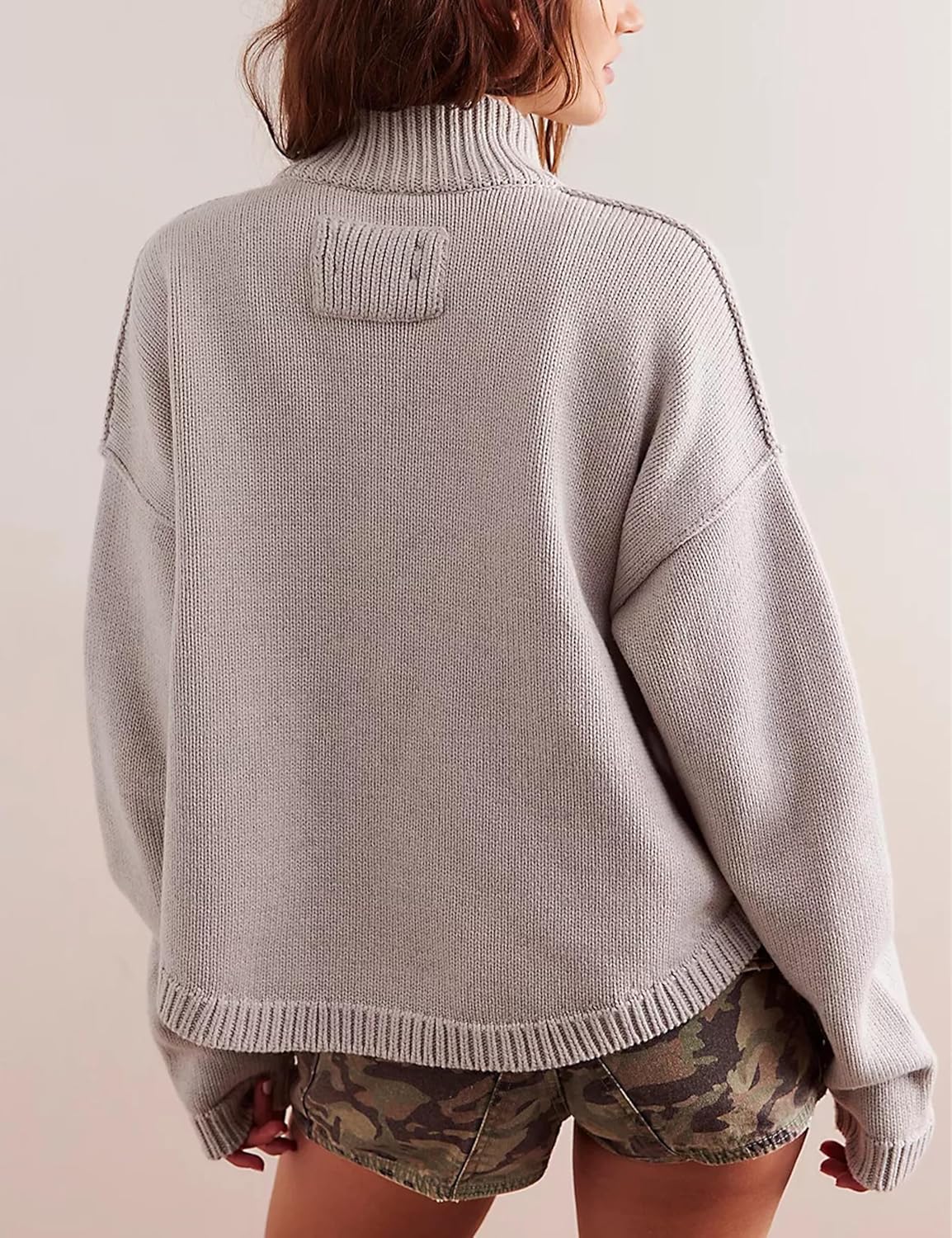 Fall Button Down Knit Casual Loose Cardigan Coat