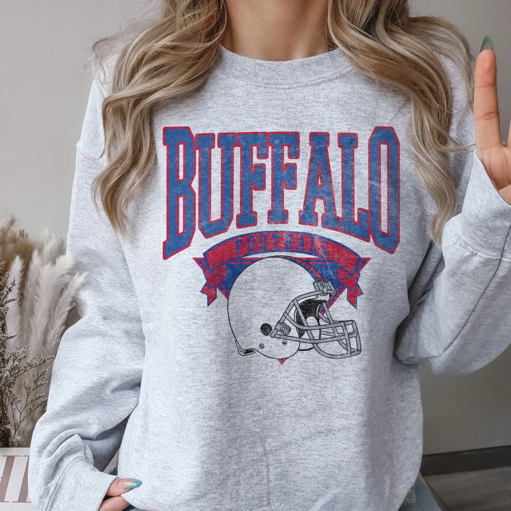 Vintage Retro Hometown Football Pullover Sweatshirt