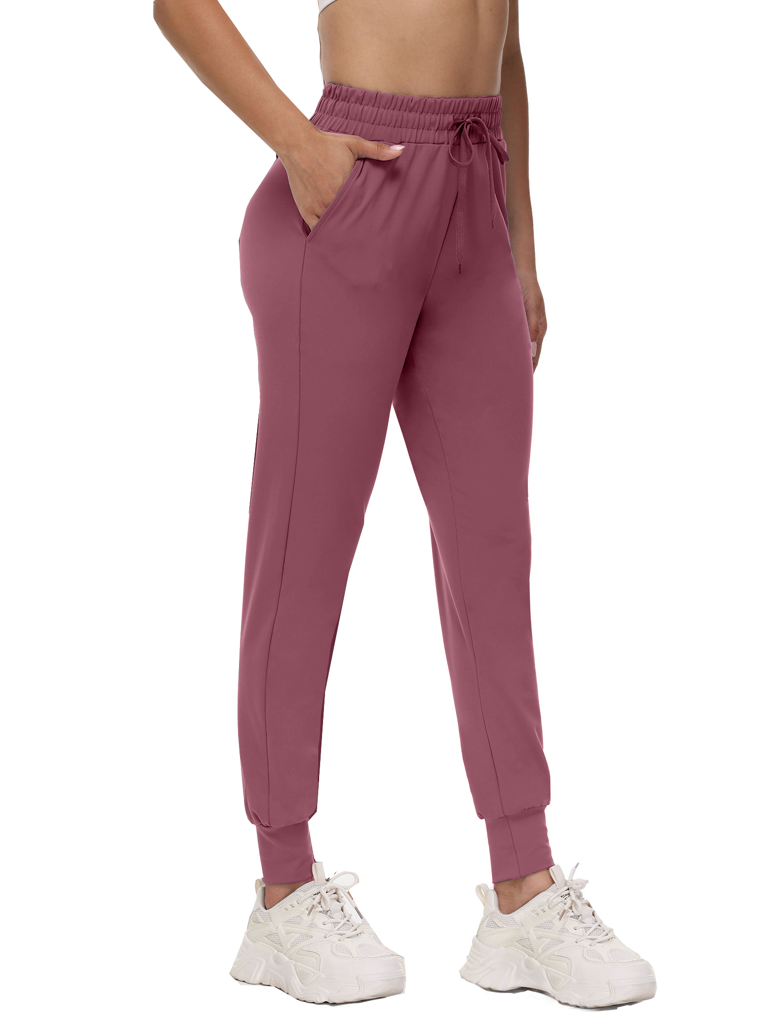 Women's Plus Size Joggers with Pockets - Comfy Sweatpants for Yoga Lounge Workout Pants