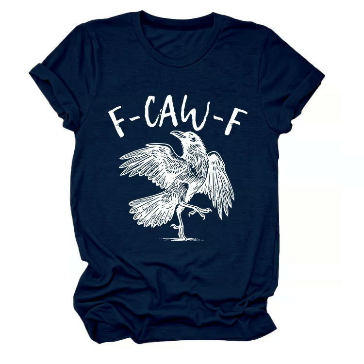 Humorous Crow Graphic T-Shirt – Say It With a Caw!