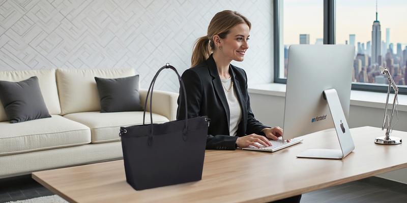 Versatile Large Capacity Tote Bag for Work & Travel Classic Black Shoulder Bag with Easy Carry Handles Perfect for Everyday Use