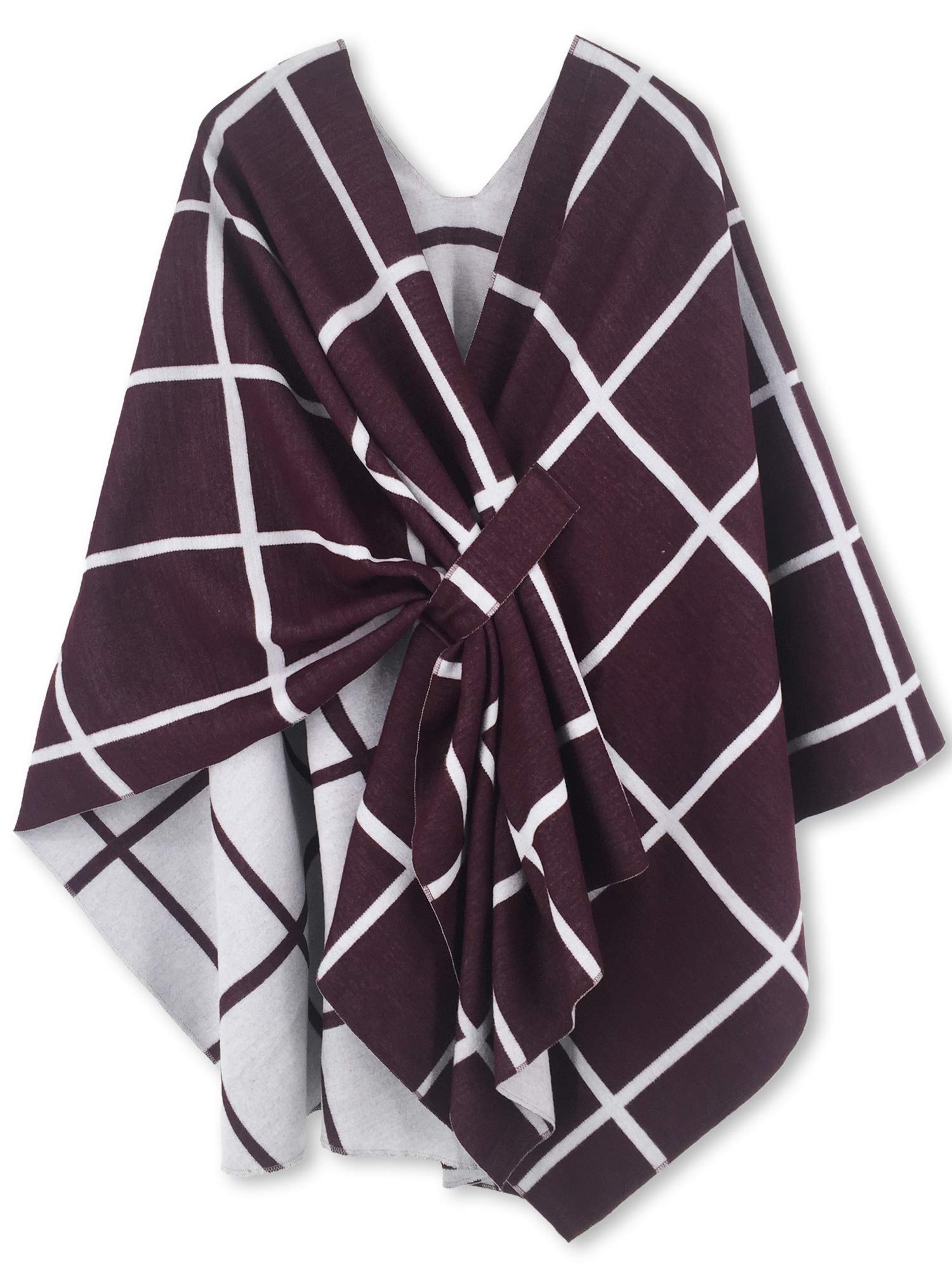 Women's Shawl Wrap Poncho Ruana Cape Open Front Cardigan Shawls