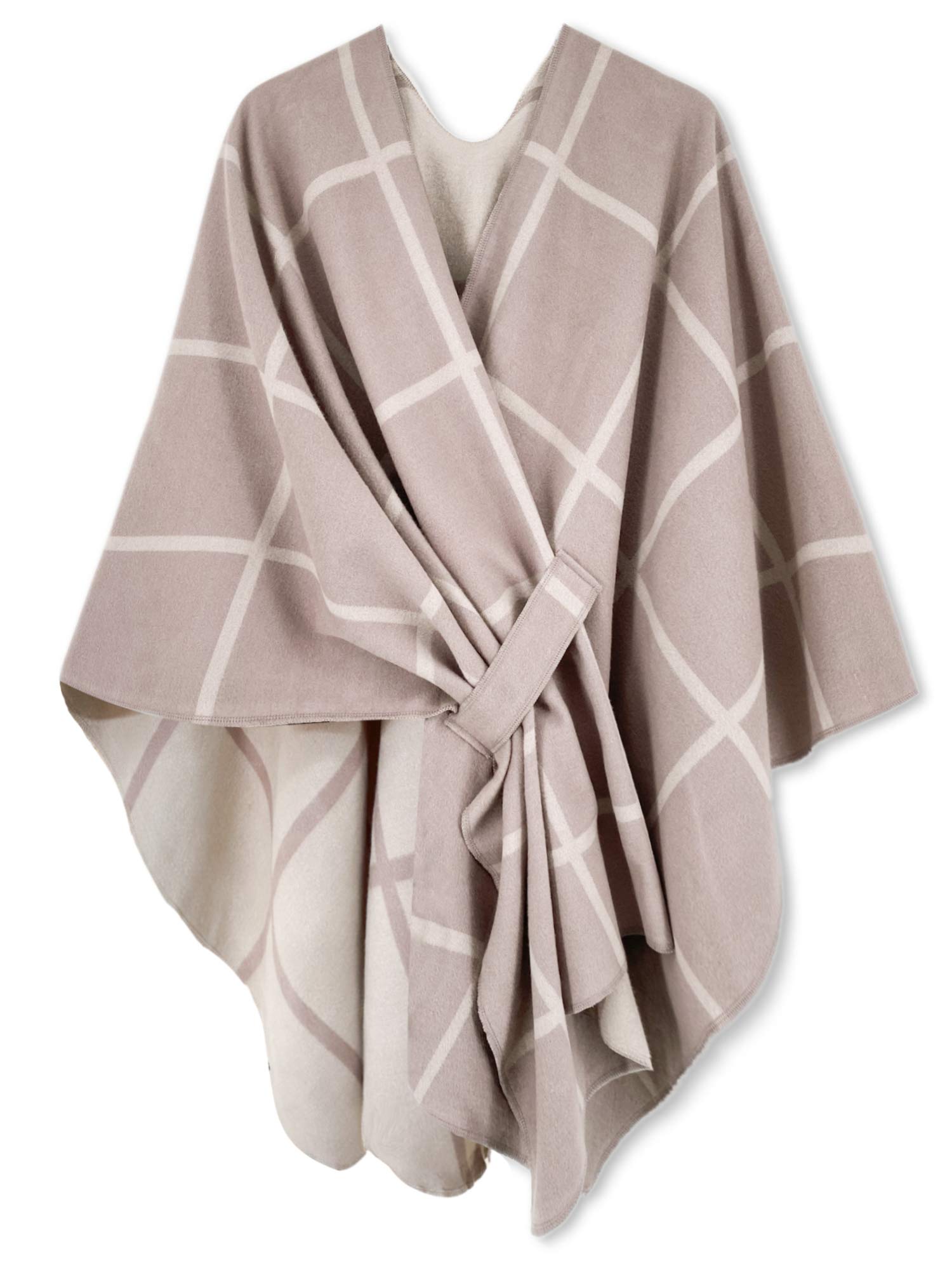 Women's Shawl Wrap Poncho Ruana Cape Open Front Cardigan Shawls