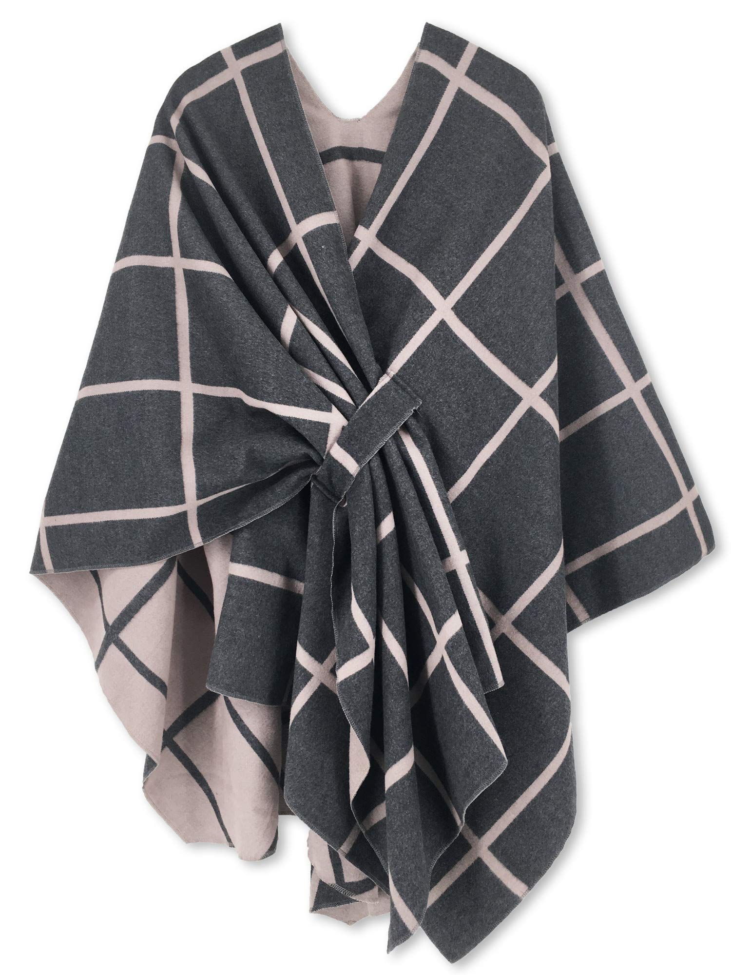 Women's Shawl Wrap Poncho Ruana Cape Open Front Cardigan Shawls