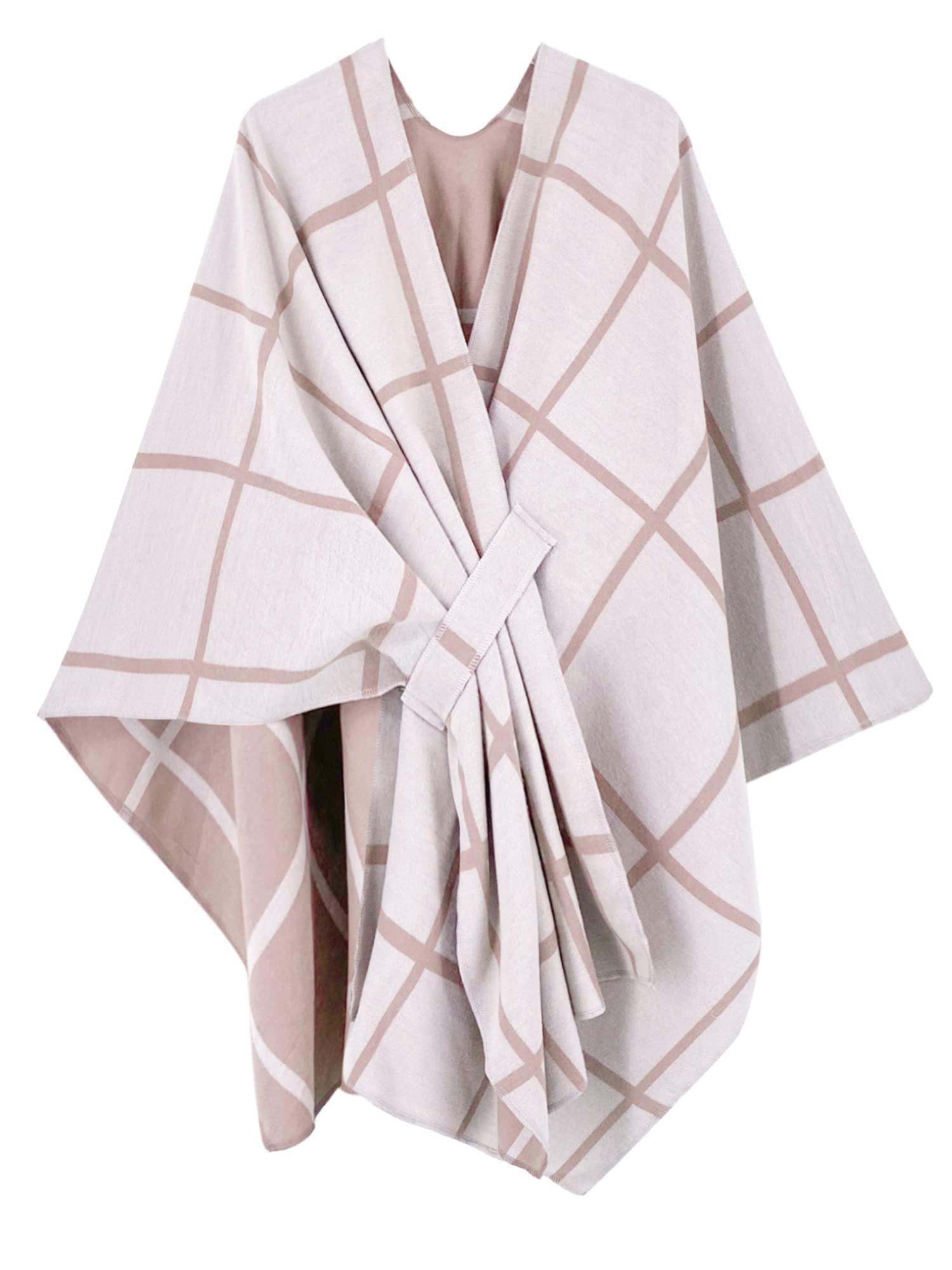 Women's Shawl Wrap Poncho Ruana Cape Open Front Cardigan Shawls