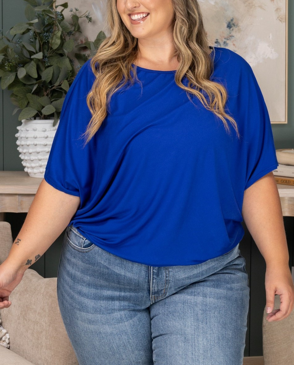 Women's Batwing Short Sleeve Top