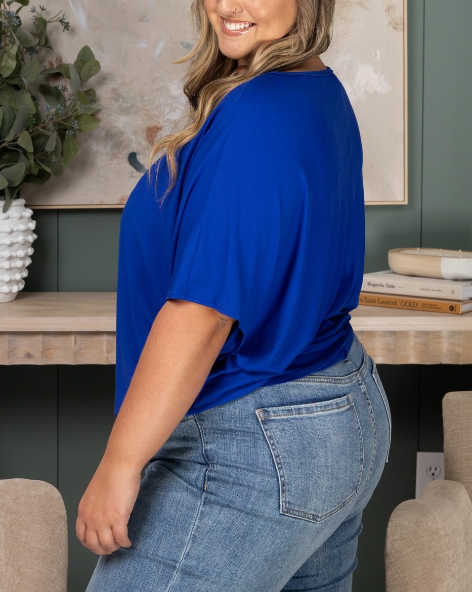 Women's Batwing Short Sleeve Top