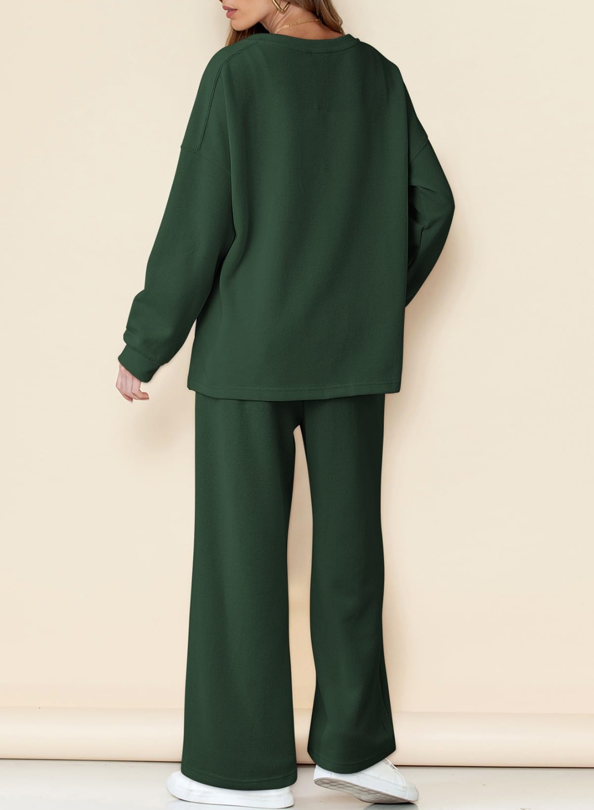 Women's Casual Cotton Long Sleeve Knit Tops And Pants Lounge Set (BUY 2 10% OFF)