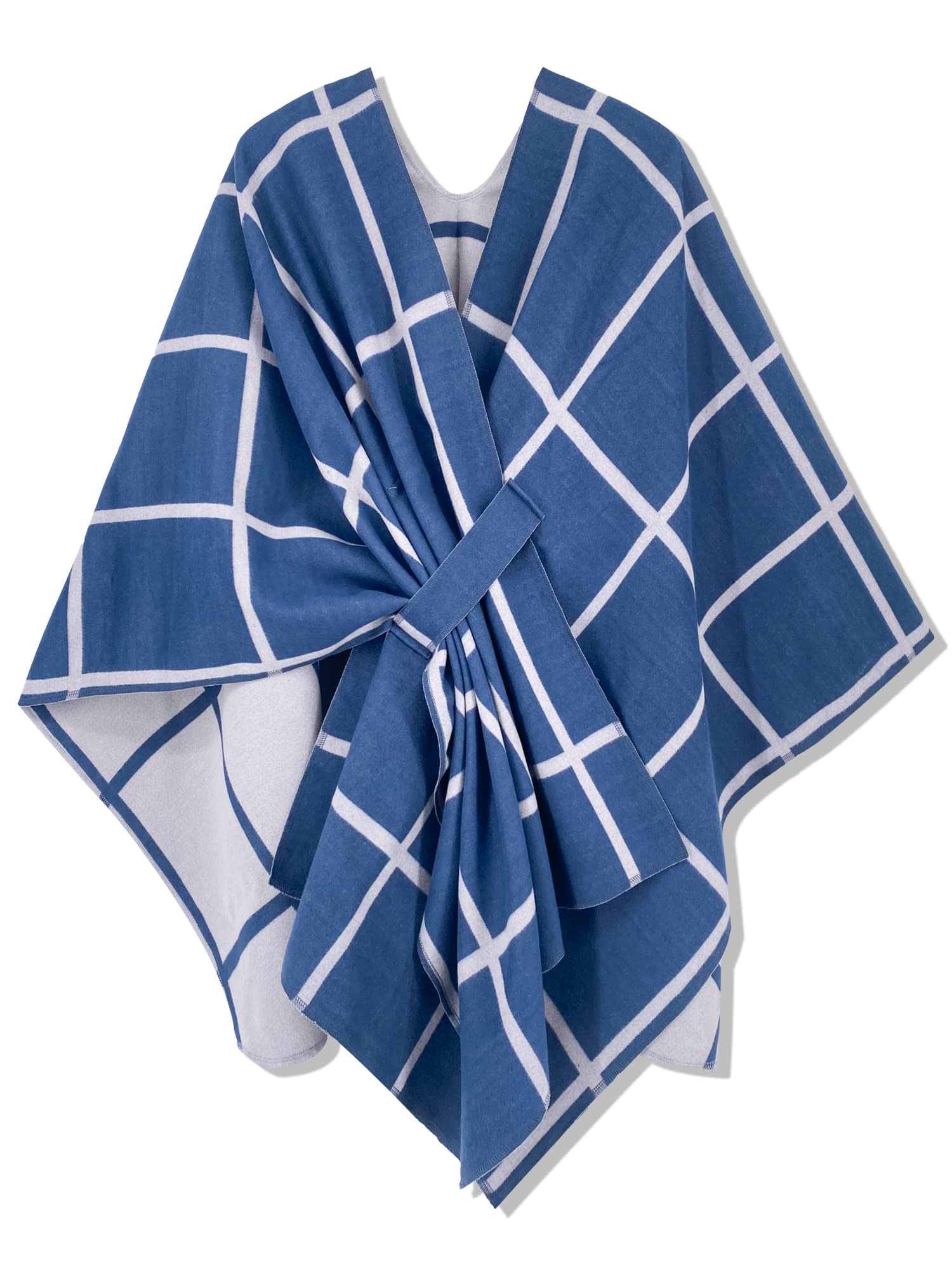 Women's Shawl Wrap Poncho Ruana Cape Open Front Cardigan Shawls