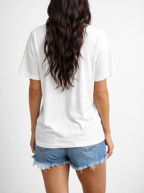 Women's Lace Pocket Versatile T-Shirt