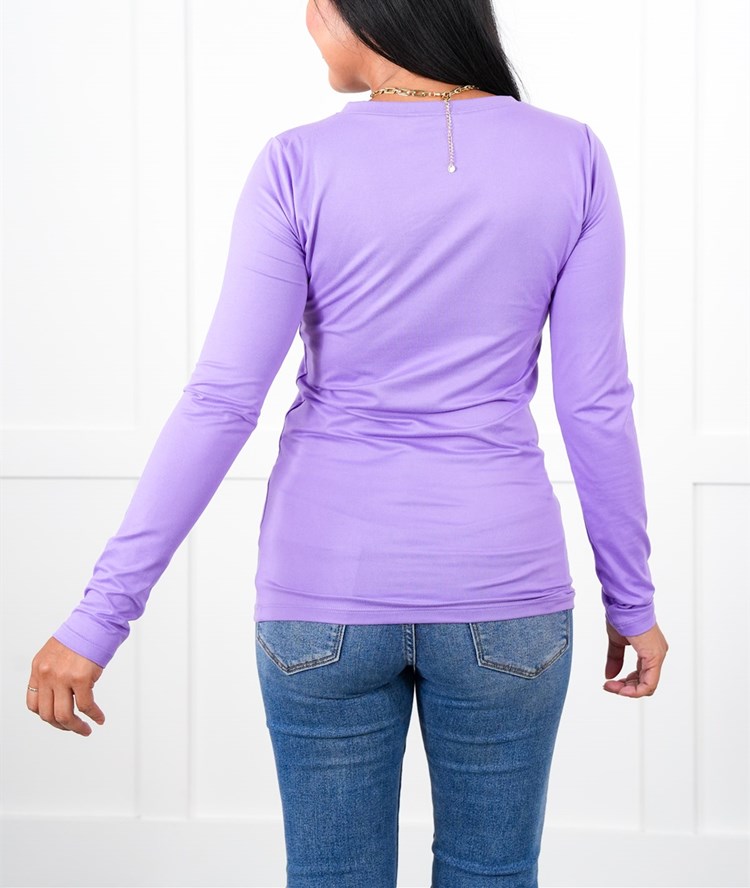 Microfiber Long Sleeve V-Neck Tee (Multiple Colors)