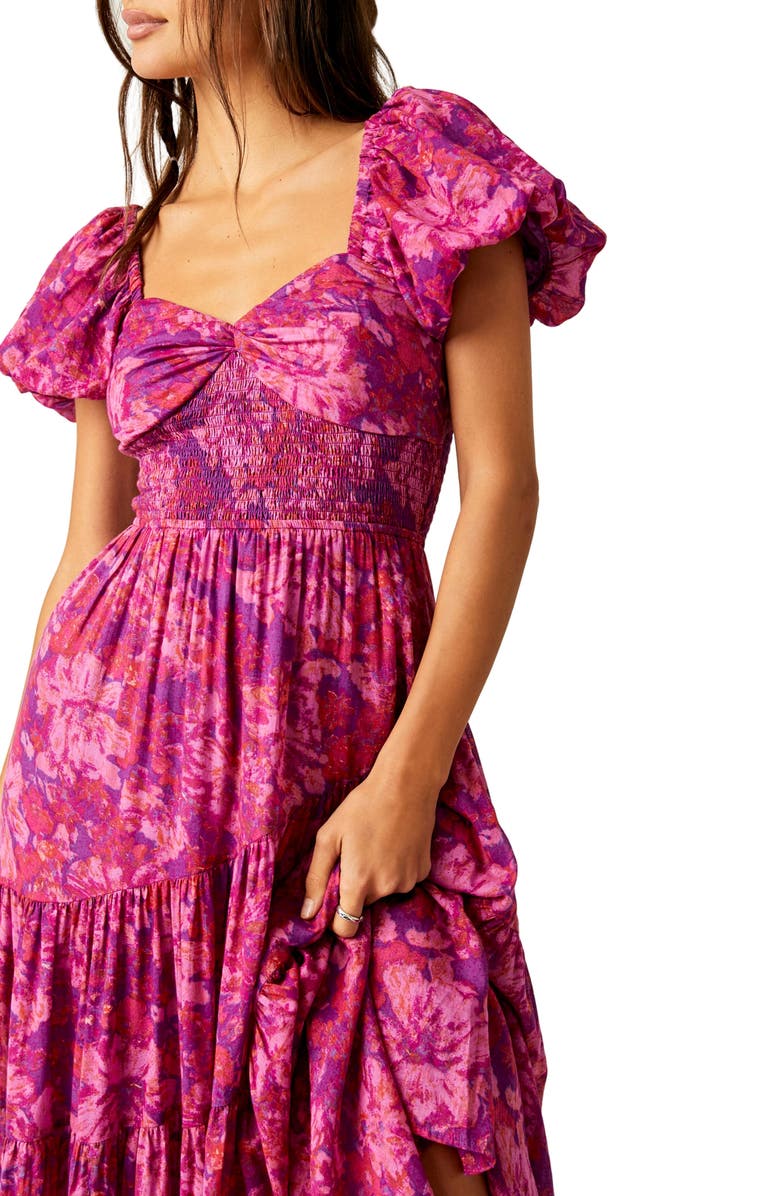 Sundrenched Floral Tiered Maxi Sundress