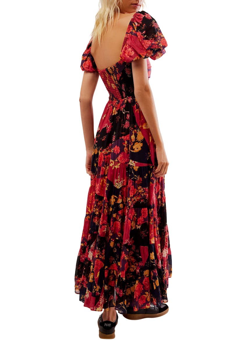Sundrenched Floral Tiered Maxi Sundress