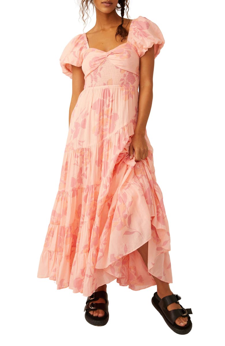 Sundrenched Floral Tiered Maxi Sundress